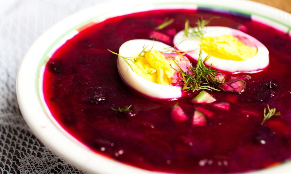 Рецепт свекольника со свекольной ботвой