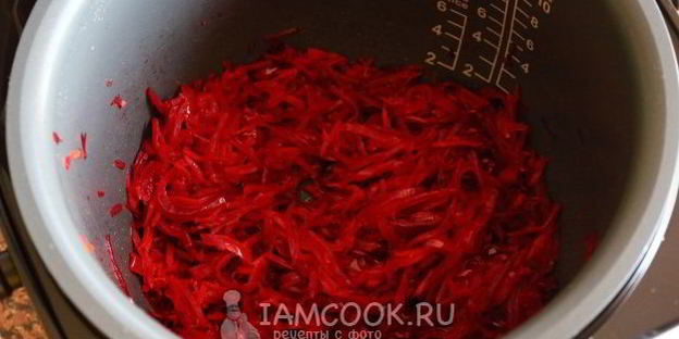 свекольник в мультиварке