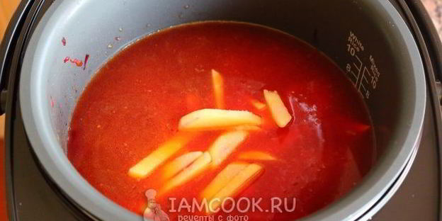 свекольник в мультиварке