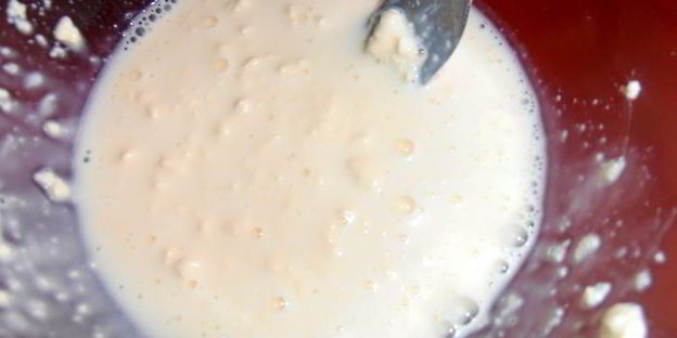 любимый сырный супчик сына