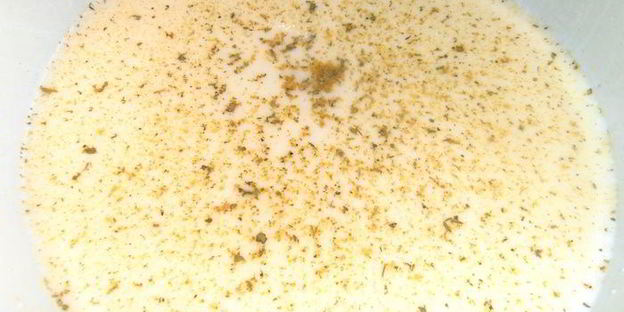 любимый сырный супчик сына