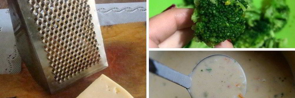 Низкокалорийный сырный суп