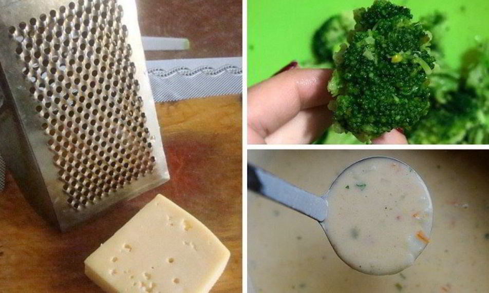 Рецепт низкокалорийного сырного супа