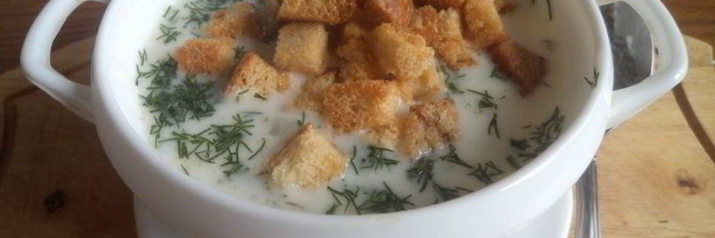 Простой сырный суп