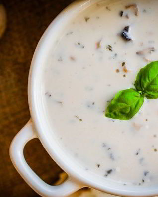 Сырно-грибной суп