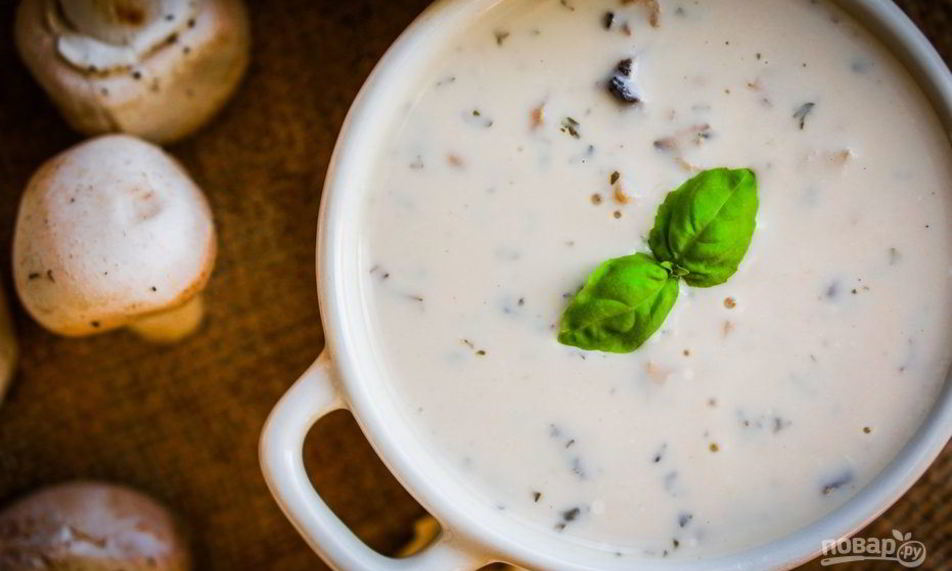 Рецепт сырно-грибного суп