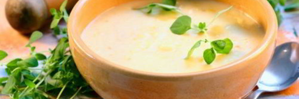 Сырный домашний суп