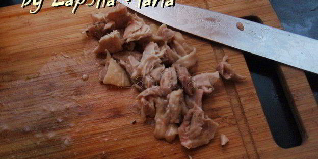 сырный крем-суп с грибами и курицей