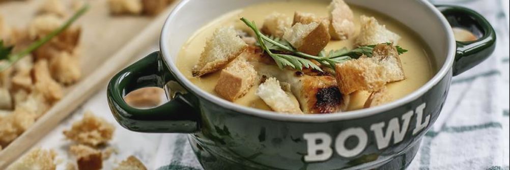 Сырный крем-суп с курицей