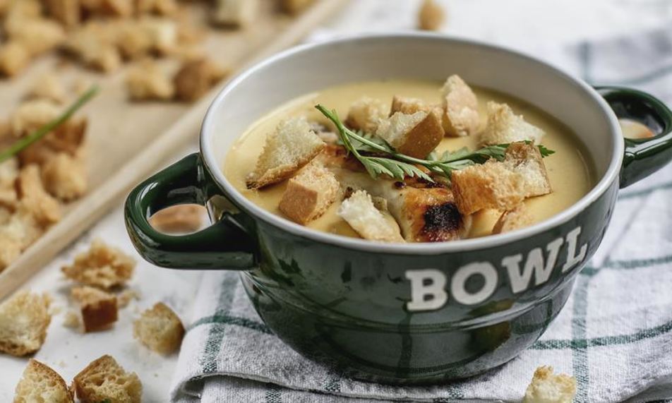 Рецепт сырного крема-супа с курицей