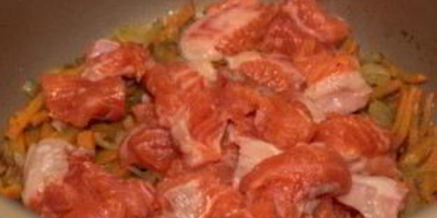 сырный рыбный суп