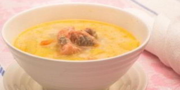 сырный рыбный суп