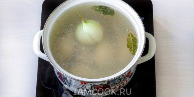 сырный суп из плавленного сыра с курицей