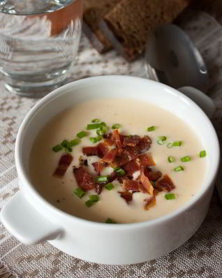 Сырный суп-пюре на пиве