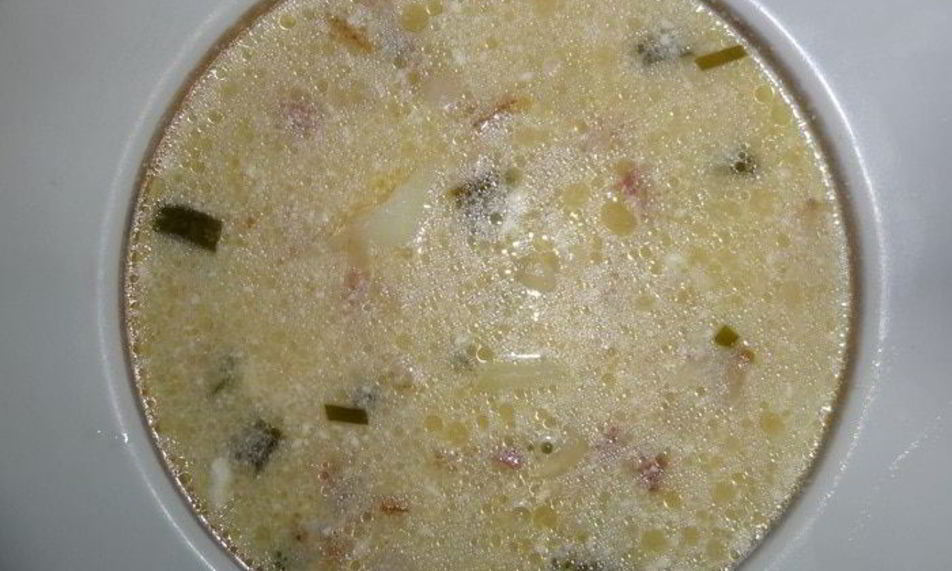 Рецепт сырного супа с беконом