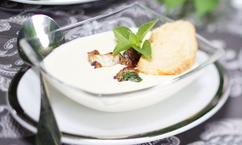 Рецепт сырного супа с белыми грибами