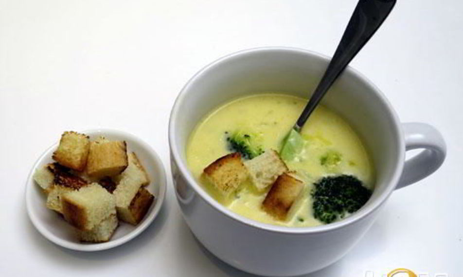 Рецепт сырного супа с брокколи в мультиварке