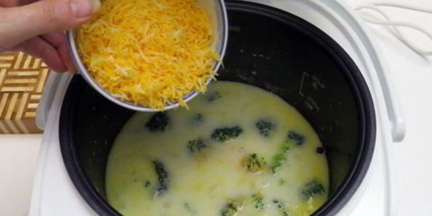 сырный суп с брокколи в мультиварке