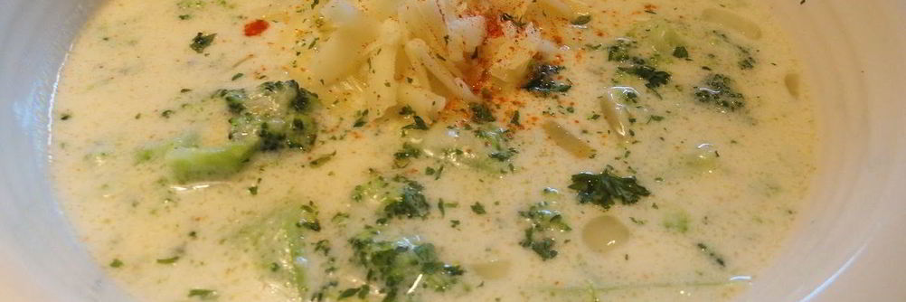 Сырный суп с брокколи