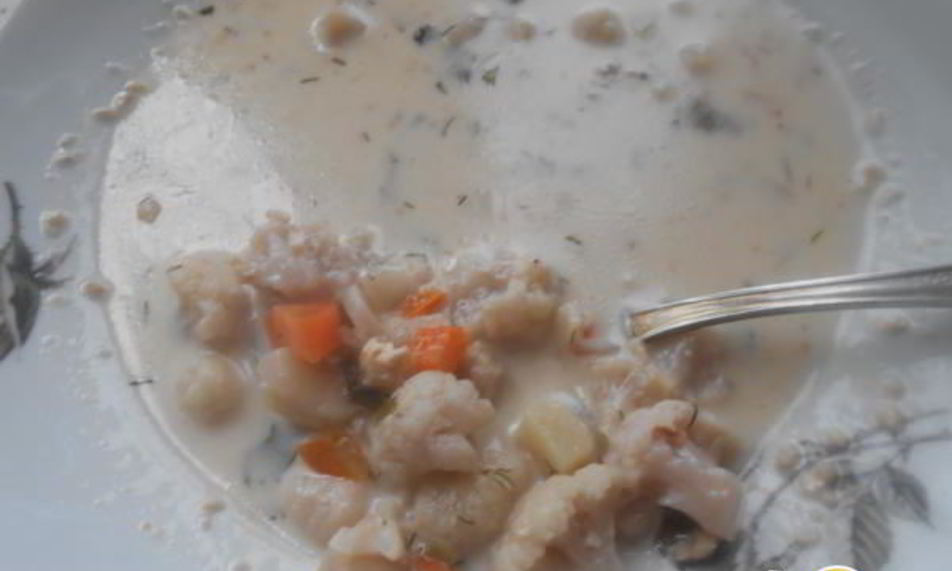 Рецепт сырного супа с грецким орехом