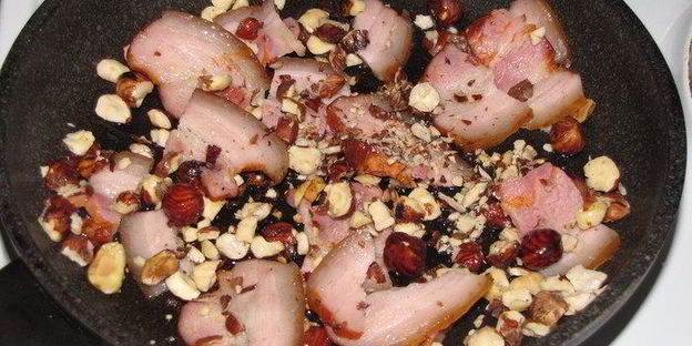 сырный суп с грудинкой