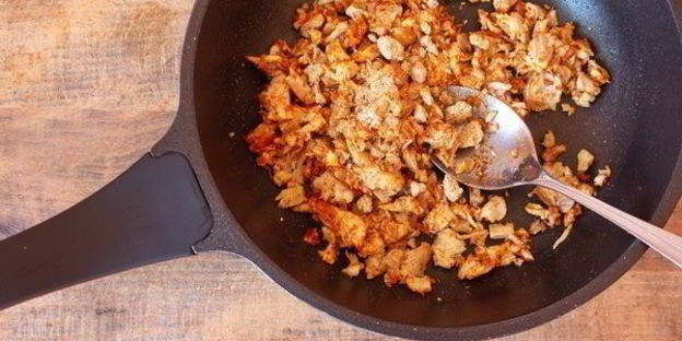 сырный суп с хрустящими морковными отрубями