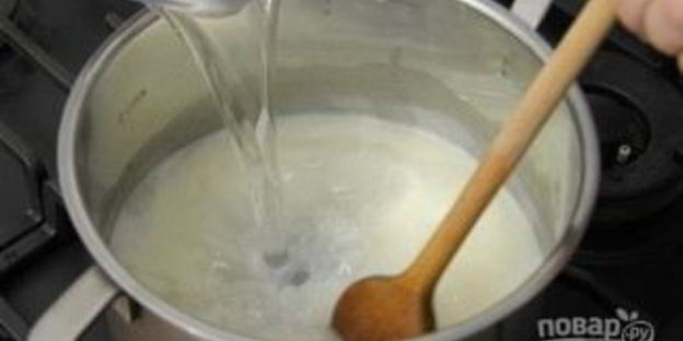 сырный суп с клецками