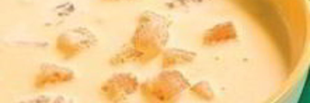 Сырный суп с копченостями