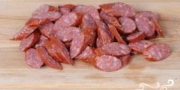 сырный суп с копченостями