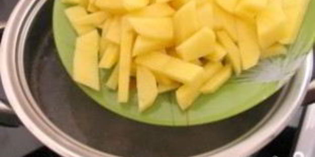 сырный суп с копченостями