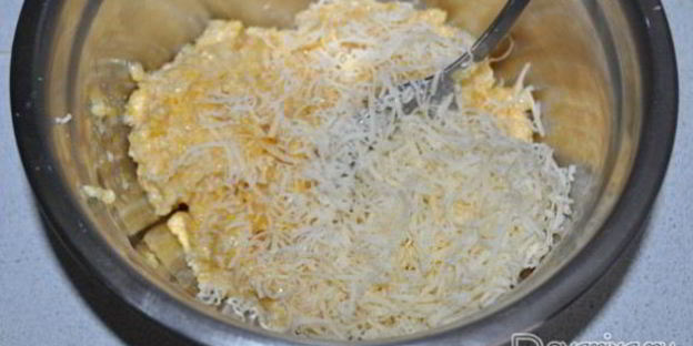 сырный суп с кукурузными клецками