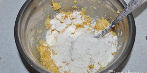 сырный суп с кукурузными клецками