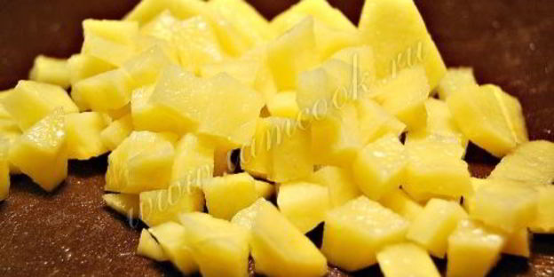 сырный суп с куриной грудкой