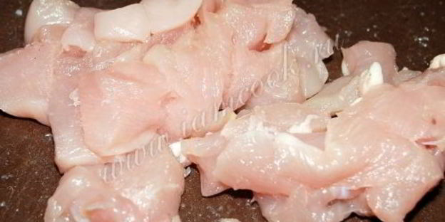 сырный суп с куриной грудкой