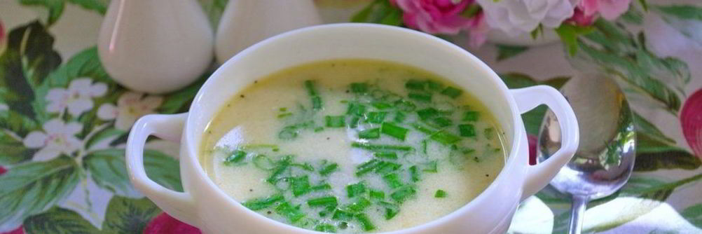 Сырный суп с курицей