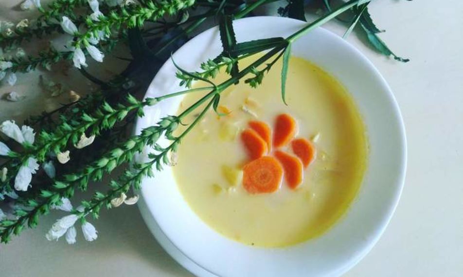 Рецепт сырного супа с морковью