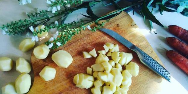 сырный суп с морковью