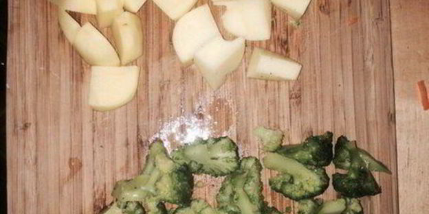 сырный суп с шампиньонами и брокколи