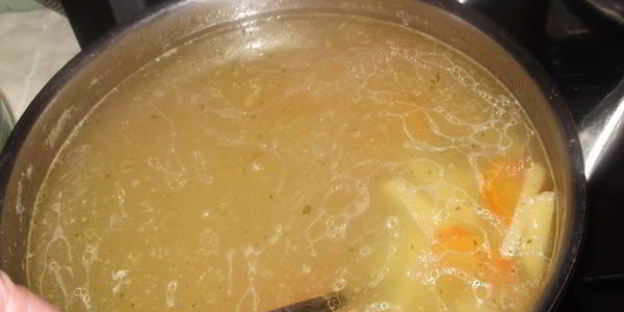 сырный суп с шампиньонами