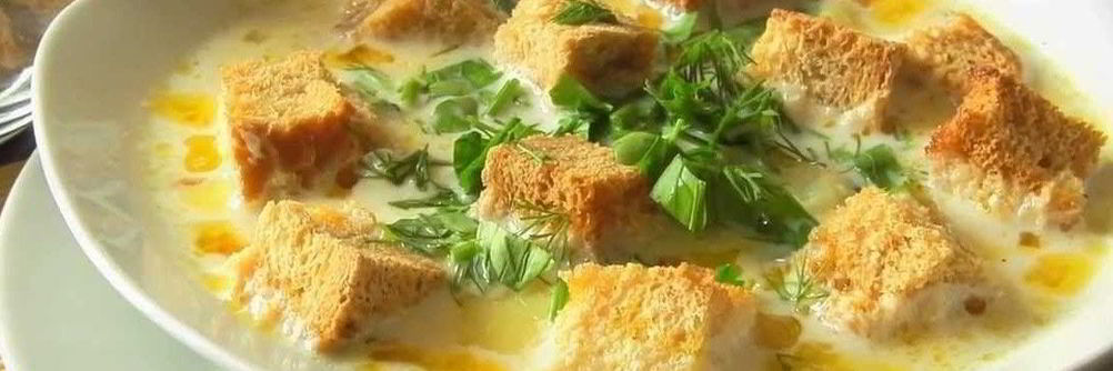 Сырный суп со сливками