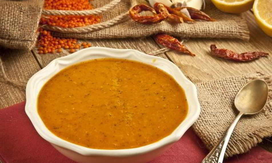 Рецепт сытного супа из красной чечевицы
