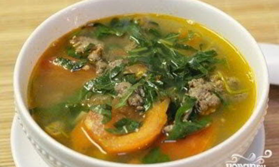 Рецепт томатного супа с говядиной