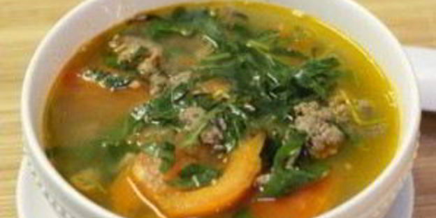 томатный суп с говядиной