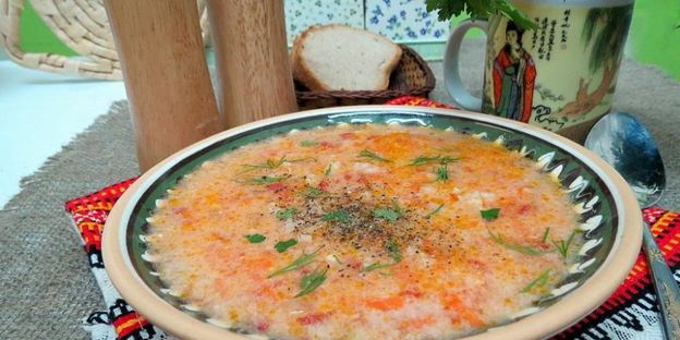 томатный суп с рисом