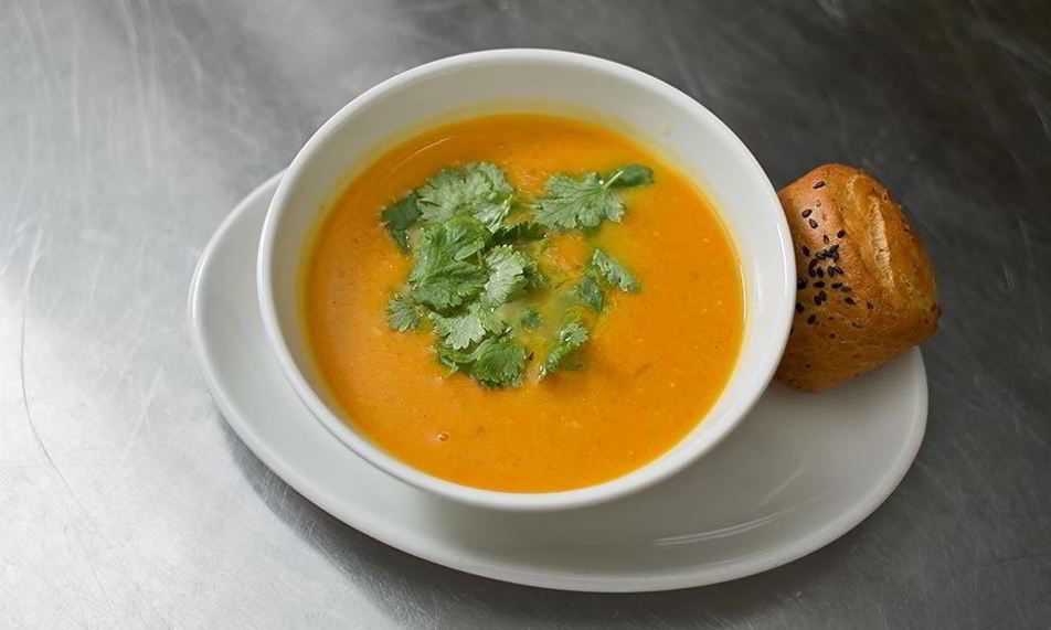 Рецепт тыквенного супа с имбирем