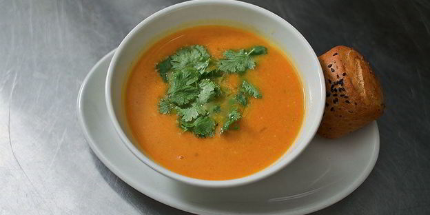 тыквенный суп с имбирем