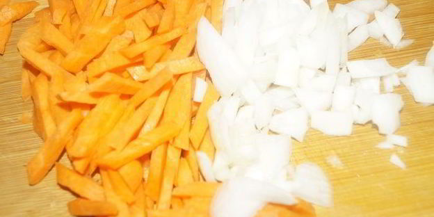 тыквенный суп с копченой курочкой