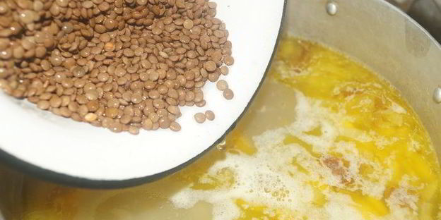 тыквенный суп с копченой курочкой