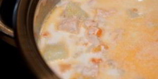 финская уха со сливками