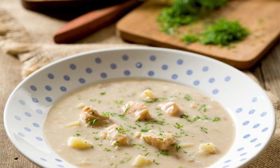 Рецепт карельской ухи из лосося